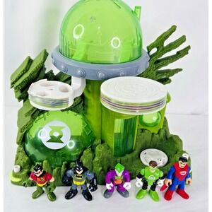 Imaginext 2011 DC Super Friends Green Lantern Planet OA playset
